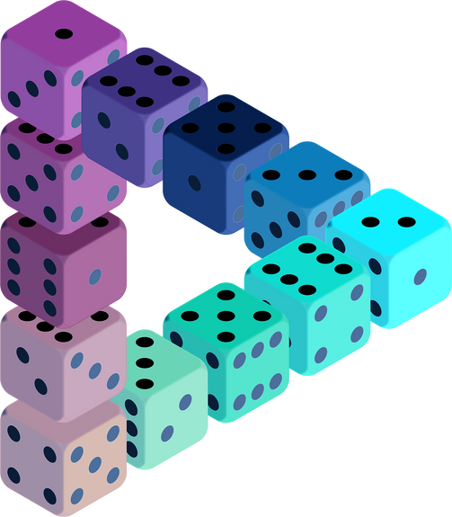 impossible dice triangle 3